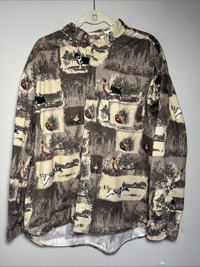 Field Tested by Outdoor Life Hunting Camo Animal Button-Up Shirt